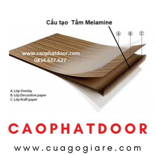 Cửa gỗ công nghiệp MDF Melamine