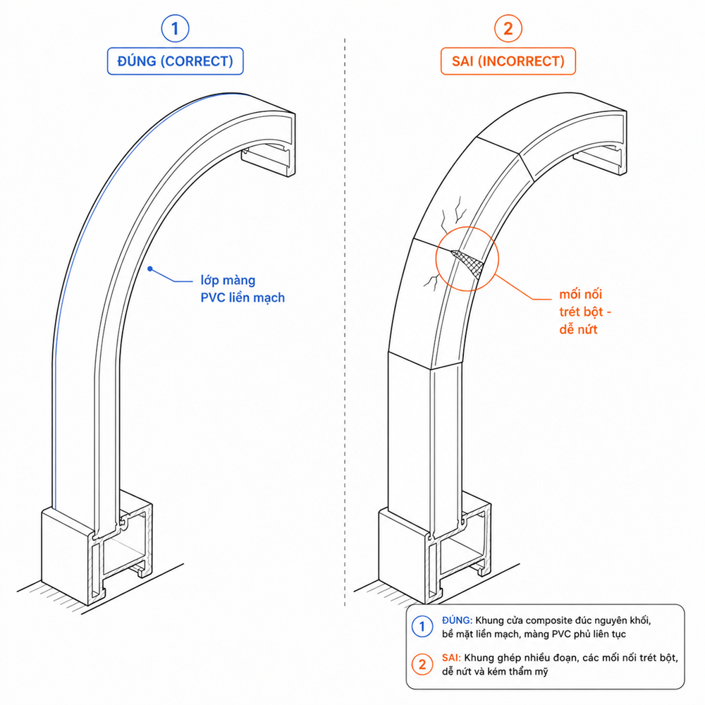 cửa nhựa composite/gỗ công nghiệp