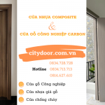 So Sánh Sự Khác Biệt Giữa Cửa Nhựa Composite và Cửa Gỗ Công Nghiệp Carbon